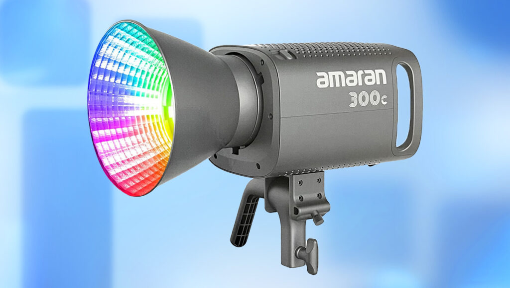 Aputure Amaran 300c RGB COB Light on Amazon deals.