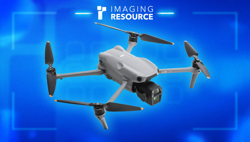 Stock image of the DJI Air 3S Drone with RC