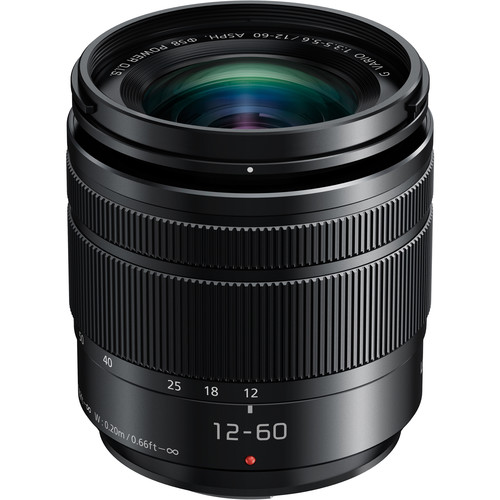 Panasonic Lumix G Vario 12-60mm f/3.5-5.6 ASPH Power O.I.S. versatile standard zoom lens for Micro Four Thirds