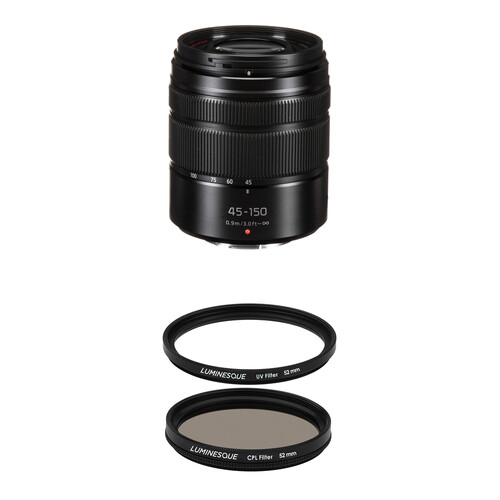 Panasonic Lumix 45-150mm f/4-5.6 MEGA O.I.S. telephoto zoom lens for Micro Four Thirds