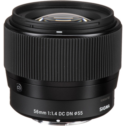 Sigma 56mm f/1.4 DC DN Contemporary fast prime lens for Micro Four Thirds mount