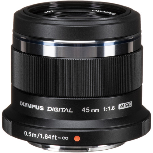 Olympus M.Zuiko Digital 45mm f/1.8 portrait lens for Micro Four Thirds