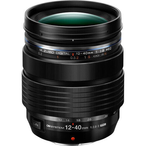 OM System M.Zuiko Digital ED 12-40mm f/2.8 PRO II standard zoom lens for Micro Four Thirds